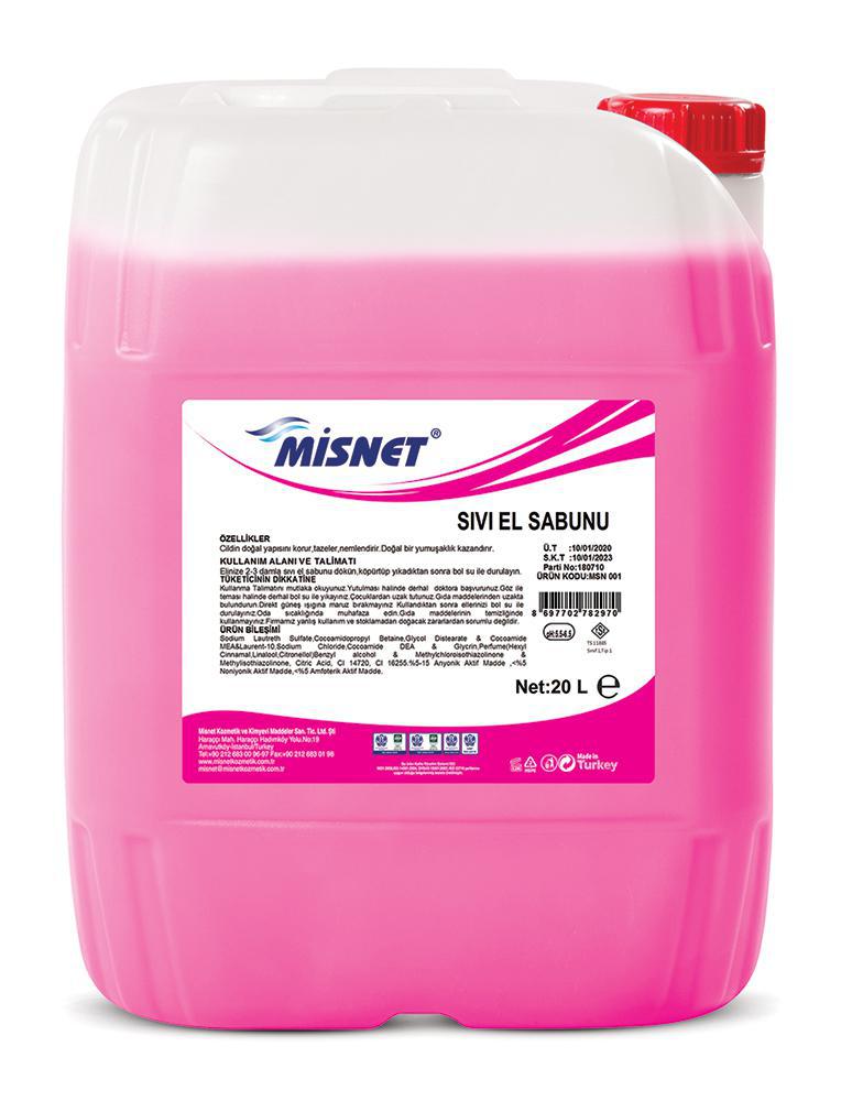 Misnet Sıvı El Sabunu 20L