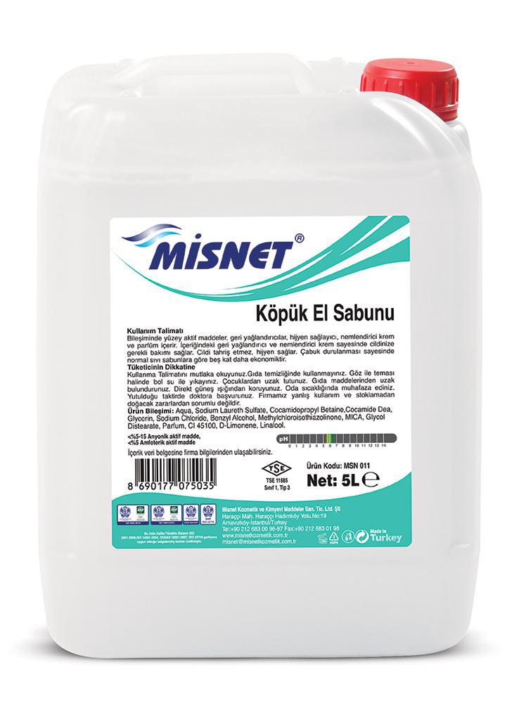 Misnet Köpük El Sabunu 5L