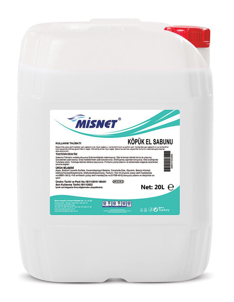 Misnet Köpük El Sabunu 20L
