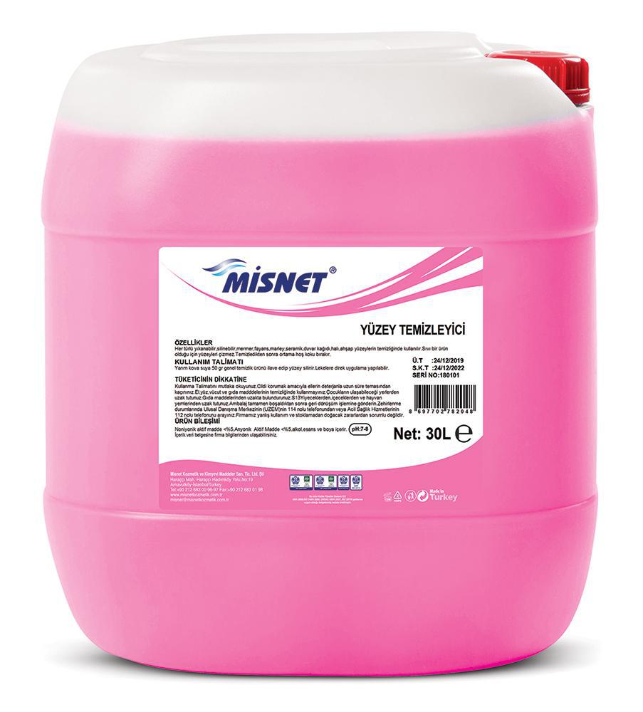Misnet Yüzey Temizleyici Pembe 30L