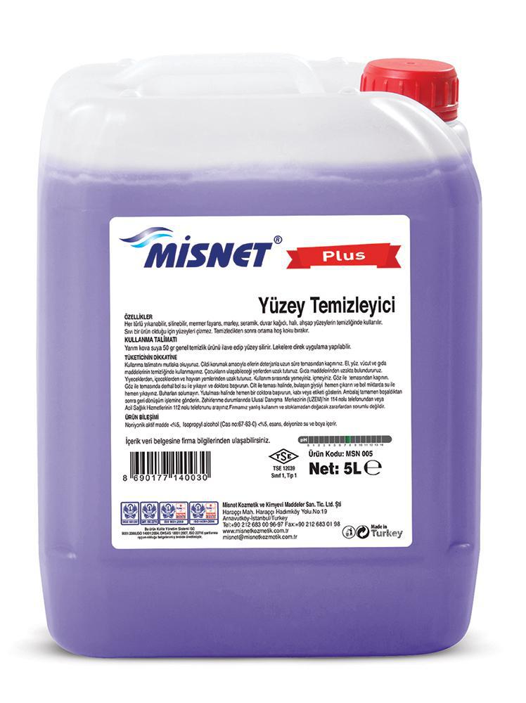 Misnet Yüzey Temizleyici Mor 5L